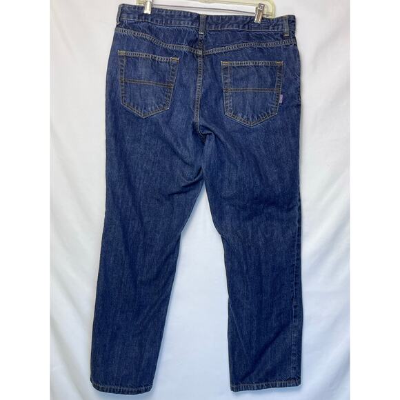 Patagonia Men's Size 38 Blue Denim Straight Leg Preppy Jeans Regular Fit - Picture 2 of 8